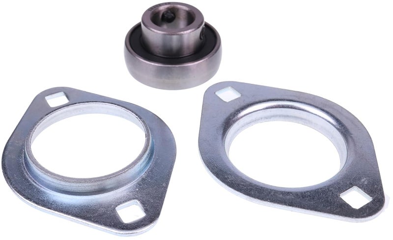 LSSOCH 5/8" Pressed Steel Two Bolt Flange Bearing SBSFL202-10 SBPFL202-10 - Image 3
